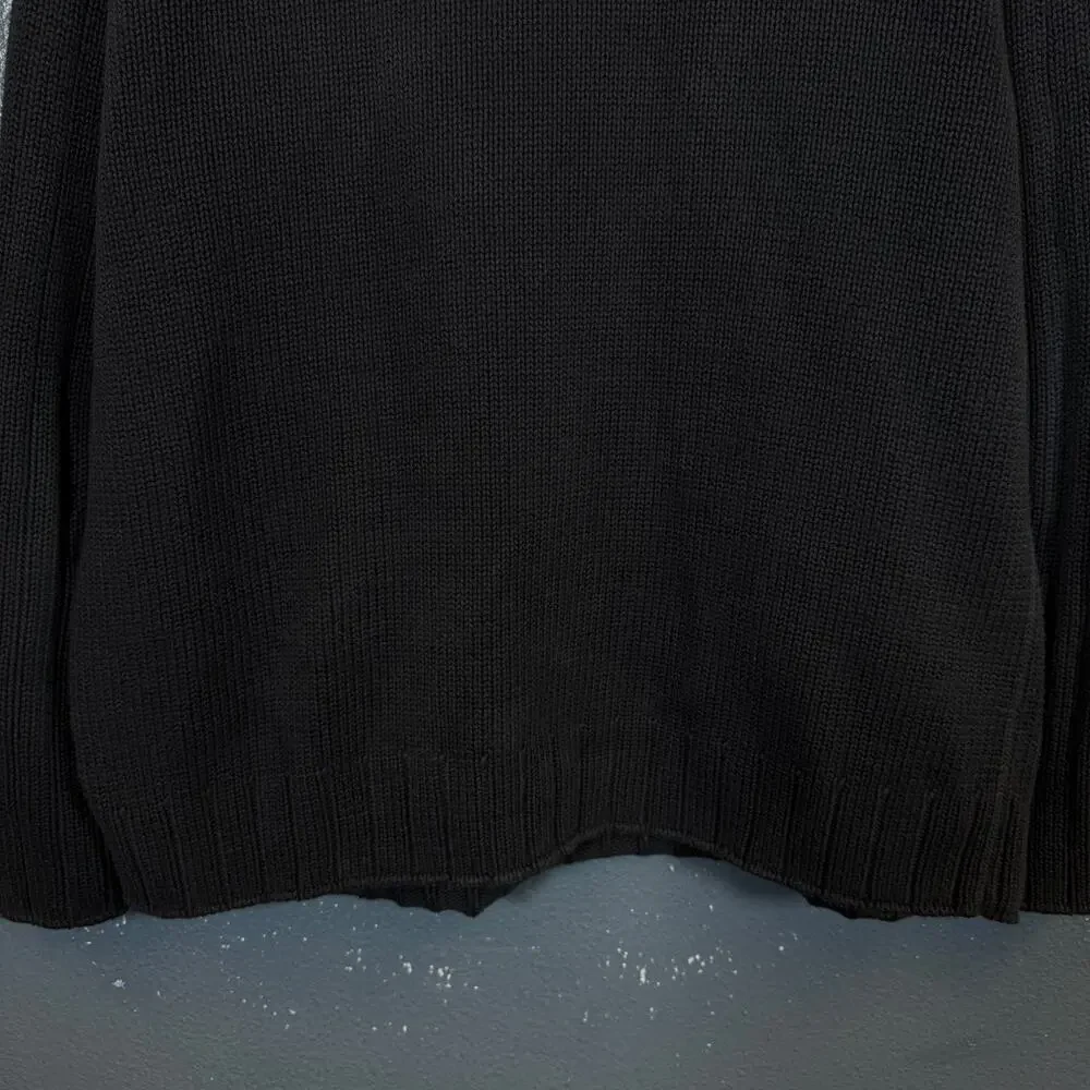Polo Ralph Lauren Jeans Company XL men’s black 1/4 zip sweater vintage